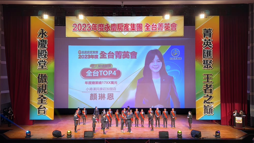顏琳恩 民國112(2023)年度官方得獎榮譽卡 — 全台個人業績 TOP4、凱璿年度 TOP1