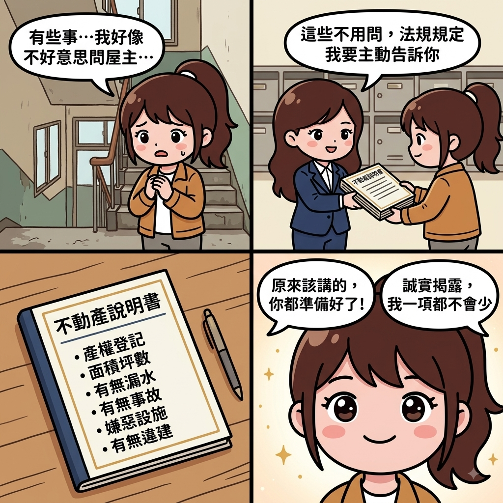 房產知識卡 — 不動產說明書是什麼？仲介必須揭露哪些事